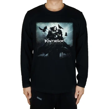  13 dizaino Kamelot Roko Prekės marškinėliai 3D fitneso Hardrock Gotikos sunkūs Tamsaus Metalo Medvilnės ilgomis rankovėmis marškinėliai Pritaikyti riedlentė