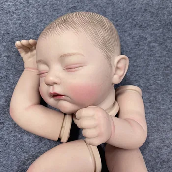  19Inch Dažytos Jamie Lėlės Reborn Rinkinio Miega Kūdikis 3D Odos Matomas Venų Nesurinkti Dll Dalys