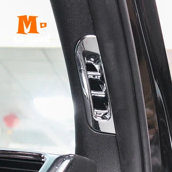  2014 m. 2015 m. 2016 m. 2017 m. Jeep Grand Cherokee Automobilių ABS Chrome Priekinio statramsčio Oro Išleidimo Apdailos Dangtelio Apdaila Optikos Reikmenys