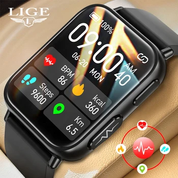  2023 Naujas EKG+PPG Smart Watch Vyrų Sveikatos Cukraus kiekis Kraujyje, Širdies ritmą, Kraujo Spaudimą Fitneso Sporto Laikrodžiai IP68 Vandeniui Smartwatch