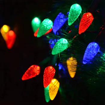  2023 Naujos Lauko LED Braškių String Žibintai Vandeniui Pasakų Žibintai Girliandą partijų Vestuvių Sodas Kalėdų Medžio Apdaila