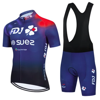  2023 ProTeam FDJ maillot ciclismo hombre dviračių džersis dviračių drabužiai dviračių drabužių trumpas esportivo masculino fietskleadin
