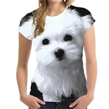  2023 Vasaros Mados Lovely Cat 3D Print T-Shirt Gyvūnų Harajuku Apvalios Kaklo trumpomis Rankovėmis Unisex Vasaros Viršūnes & Tees XXS-6XL