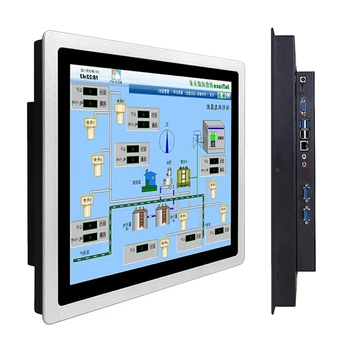  21.5 Colių Įterptųjų Pramonės Kompiuterio Capacitive Touch Screen Tablet Skydelis All-in-one PC Win10 Pro/Linux WIFI 1920*1080