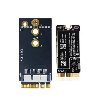  BCM94360CS2 Dual Band Wifi Kortelę + NGFF M. 2 Key/E Adapter Kortele, WIFI, BT 4.0 802.11 Ac Kortelę 11Inch A1465 13Inch A1466