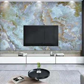  Custom 3D Foto Tapetai Marmuro Tekstūros Abstrakčiai Freskos Aukštos Kokybės HD Sienos Popieriaus Kambarį TV Sienų Dekoras Namų Tobulinimas