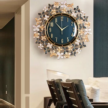  Emalio Drugelis Laikrodis Sieninis Laikrodis Kambarį Namuose Mados Europos Stilius Šviesos Prabanga Kūrybos Sienų Apdailai Kvarcinis Laikrodis