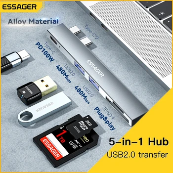  Essager USB C Centru 