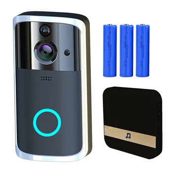  Išmanųjį Fotoaparatą Doorbell 720P WiFi Video Vaizdo doorbell Mažas Energijos Suvartojimas Belaidžio Ryšio Domofonas Butų Durų Bell Žiedas