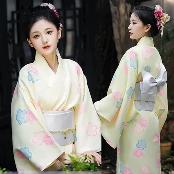 Japonijos Pagerino Kimono Moterų Gimtadienis Šokių Drabužiai Yra Švelnus, Elegantiškas Saldus Japonų Foto Scenarijus Nužudyti Japonijos Drabužius