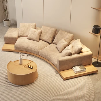  Japoniško stiliaus tylus vėjas lanko audinio sofos kambarį šiuolaikinės paprasta didelių plokščių high-end kūrybos žurnalo spalvos baldai