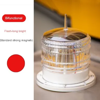  Jūrų saulės LED signalinė lempa flash įspėjamasis žibintas navigacijos ženklas lempos buriavimo lempos inkaro lempos aviacijos kliūtis lempos