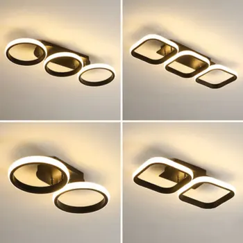  Karšto pardavimo eilėje lempos stačiakampio formos paprasta, modernios LED lubų šviestuvas miegamojo kambarį koridoriaus lempos kūrybos balkonas lempos