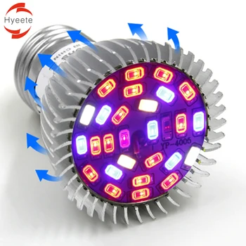  LED Auginimo Lempos Lemputes, E27 E14 GU10 viso Spektro Šviesos Vaisių ir Daržovių Augalų Pasaulyje Užpildyti Šviesos Aukštos Kokybės Aliuminio Lydinio