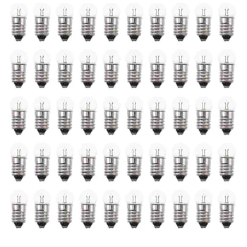 Lemputės Mini Lemputė Led E10 Pakeitimo Varžtas Miniatiūriniai Bazės Mažyčių Šviesos Žibinto Lemputę Vasaros Elektros Lempos Apvalios