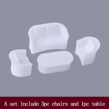  Mastelis 1:75/100/150 Miniatiūriniai Modeliavimas Sofa-lova, Kėdės/Lentelės Pavyzdį Vaikams 