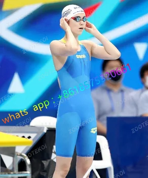  Moterų Sporto Mokymo vientisi maudymosi kostiumėlį Konkurencinio Plaukimo Kostiumas Sportui Kelio Ilgis, maudymosi Kostiumėliai, Profesinės maudymosi kostiumėlį 2022