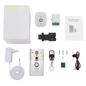  Namų ūkio Nuotolinę Elektroninio Matomi HD 720P Vaizdo Nuotrauką 1/4 COMS 1 Mega-Pikselių (12V/1A Wi-Fi Smart Doorbell