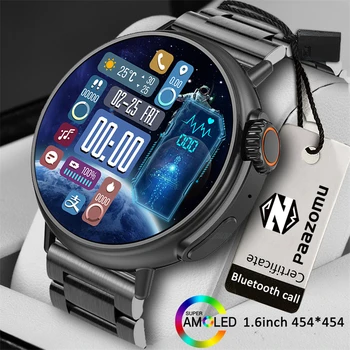 NAUJAS 2023Ultra 8 NFC Smart Watch Vyrų AMOLED 1.6-colių 454*454 HD Ekranas, Širdies ritmo 