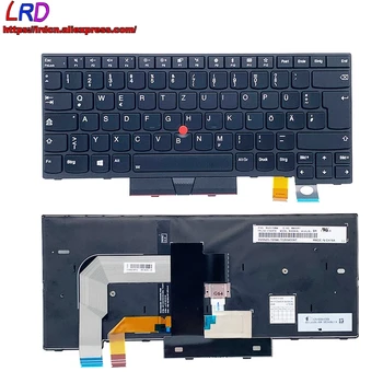  Naujas DE GR vokietijos Klaviatūra su foniniu Apšvietimu Lenovo Thinkpad T470 A475 T480 A485 Nešiojamas kompiuteris