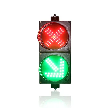 Naujo dizaino automobilių stovėjimo aikštelės 200mm raudonojo kryžiaus 45 laipsnių žalia rodykle, LED šviesos srauto pardavimui