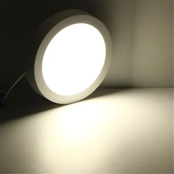  Nereikia jokių Pjaustymo 25W Apvalus LED Lubų Šviesos Paviršiaus Sumontuoti Lubų LED Panel Žemyn Šviesos Lempos 85-265V 1pc nemokamas pristatymas