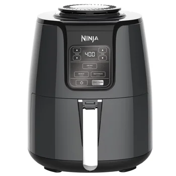  Ninja 4QT Oro Fryer, Juoda, AF100WM oro gruzdintuvės virtuvės reikmenys oro fryer krosnelė