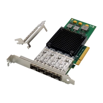  Pcle X8 BCM57840 4 Port Server Tinklo plokštė 10G SFP+ Pluošto Tinklo plokštė PCI-Express