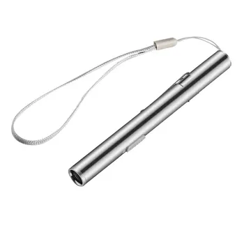  Profesinės Medicinos Patogus Nešiojamas Rašiklio Formos USB Įkrovimo Mini Žibintuvėlis LED Žibintuvėlis Hard Light su Nerūdijančio Plieno Apkaba