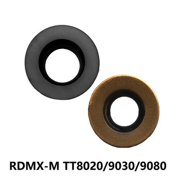  RDMX0501-M TT8020 TT9030 RDMX0702-M TT9080 Karbido Įdėklai Staklės, Pjovimo Įrankiai, Originalus CNC Tools įterpti RDMX 0702 0501