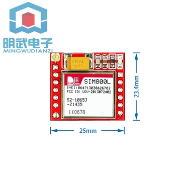  SIM800L Modulio GPRS Adapteris Valdybos GSM MicroSIM Kortelę Core Valdyba