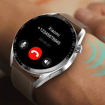  Smart Watch Vyrams Žiūrėti Skaitmeninę 1.5 Colių HD Ekraną, NFC Bevielio Įkrovimo už UMIDIGI F3S Ulefone Šarvai 15 OnePlus 5T 6 6T 7 7T