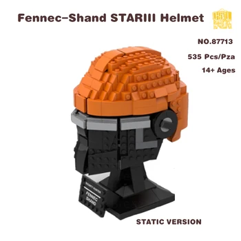  SS 87713 Fennec-Shand STARIII Šalmas Modelis Su PDF Brėžinius Pastato Blokus, Plytas, Vaikams, 