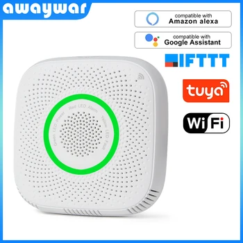  Tuya WiFi DUJŲ (SND Nuotėkio Jutiklis, signalizacija Gaisro Saugumo detektorius APP Kontroliuoti smart home Saugos Nuotėkio jutiklis