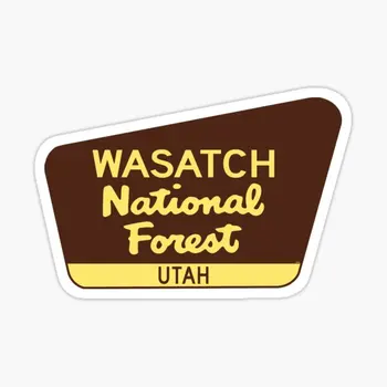  Wasatch Nacionalinės Miškų Juta Pasirašyti 5VNT Automobilių Lipdukai skirti Dekoruoti Kambarį, Bagažą Anime Fono Sienos Namų Meno Šaldytuvas Lipdukai