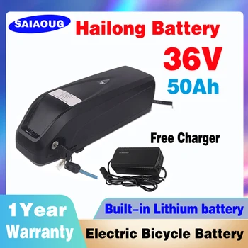  Įkraunamas Elektrinis Dviratis Paspirtukas ličio Baterija Hailong 18650 Baterija 36V 16Ah 30Ah 50Ah Dviračių Ličio Baterija