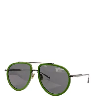  Žalia Acetatas didelio rėmo akiniai nuo saulės Big veido metalo markės akinius moteris Prabanga skėtį nuo saulės veidrodėliai